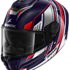 Casca Moto Shark Spartan RS Byhron Gri / Rosu / Albastru Navy Marimea XL HE8110E-BWU-XL