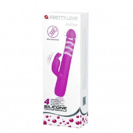 Vibrator Pretty Love Julian cu cap rotabil