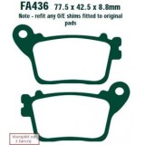 Klocki Ham. Moto. Honda Cbr 600 (Abs) (09-14)/ Cbr 1000 Rr-Spe Fireblade (14) 268561 EBCFA436V