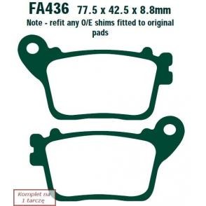 Klocki Ham. Moto. Honda Cbr 600 (Abs) (09-14)/ Cbr 1000 Rr-Spe Fireblade (14) 268561 EBCFA436V