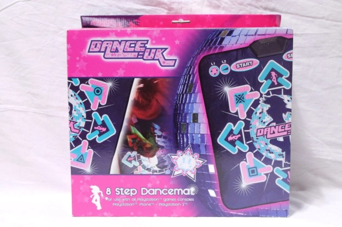 Controller covor dans Dance UK 8 step Dancemat for Sony Playstation 1 &amp; 2 PS1 PS2 pentru Sony Playstation 2 PS2