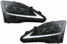 Faruri Full LED Semnal Dinamic LEXUS XE20 (2006-2013) Negru Performance AutoTuning foto