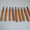 Lot 12 dalti vechi pentru lemn