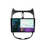 Navigatie dedicata cu Android Peugeot 206 1998 - 2009, 12GB RAM, Radio GPS Dual