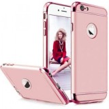 Carcasa cu folie de protectie inclusa pentru iPhone 6 MyStyle Pro Rose-Gold Gold Plated Perfect Fit