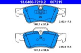ATE 13.0460-7219.2 set placute frana,frana disc