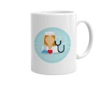 Cana alba personalizata medic, asistent medical, INOVATIX&reg;. 330ml, Oem