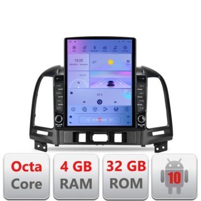 Navigatie HHyundai Santa Fe 2007-2012 G-008 ecran tip TESLA 9.7&amp;quot; cu Android Radio Bluetooth Internet GPS WIFI 4+32GB DS CarStore Technology foto