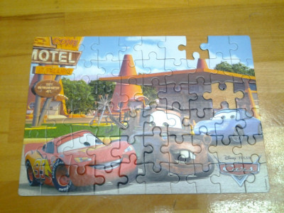 Disney Cars McQueen puzzle copii 58 piese +3 ani foto