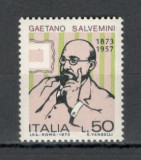 Italia.1973 100 ani nastere G.Salvemini-istoric SI.832, Nestampilat