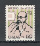 Italia.1973 100 ani nastere G.Salvemini-istoric SI.832, Nestampilat