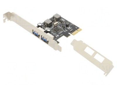 Card Extensie PCIe USB 3.0 x2 5Gbps foto