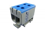 Clema terminala conexiune 1 pol albastra Cu-Al 4x50mm &sup2;, , , , , , , montare pe sina DIN 35mm 145A (Al) 160A ( Cu), Pollmann