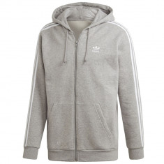 Hanorace adidas Originals 3-Stripes Hoodie ED5969 gri foto