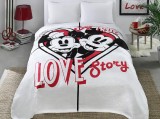 Patura Mickey &amp; Minnie Love Story 220x240 cm