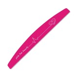 Cumpara ieftin Pila Unghii Semiluna 100/180 SensoPRO Milano - Heart Style #13