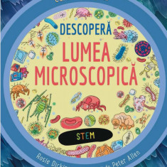 Descopera lumea microscopica - Usborne - carte cu clapete