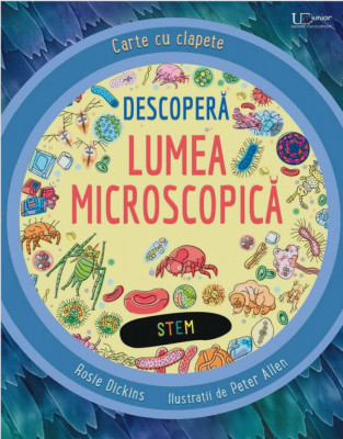 Descopera lumea microscopica - Usborne - carte cu clapete foto