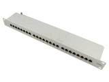 Patch Panel Goobay 24 Porturi Cat 6a RJ45 19" Alb 90855