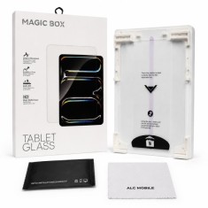 Folie din Sticla Securizata cu Aplicator Magic Box pentru iPad Air 11" M4, 9H, Transparenta