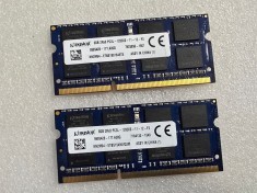 Kit memorie RAM laptop Kingston 16GB (2 x 8GB) 1600MHz DDR3L 1.35V Low voltage