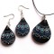 set bijuterii lemn cu mandala 42844