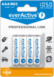 Acumulatori AAA R3 1050mAh 1.2V Ni-MH set 4 buc. Everactive Professional Line