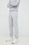 Lacoste pantaloni de trening culoarea gri, melanj