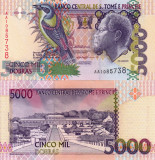 SAO TOME SI PRINCIPE 5.000 dobras 1996 UNC!!!