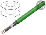 Cablu Ethernet industrial SF/UTP 2x2x22AWG Cat 5e PROFINET SIEMENS verde