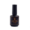 Top Coat Unghii FSM No-Wipe 15ml, Luciu Intens, Protectie UV/LED, Finish Profesional, Rezistenta 4 Saptamani