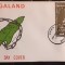 Fdc Nagaland 1972 , J.O. Sapporo &#039;72, patinaj, timbru argint,