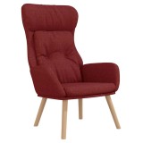 Cumpara ieftin Scaun de relaxare, rosu vin, material textil