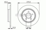 Disc frana FORD FOCUS II Cabriolet (2006 - 2016) BOSCH 0 986 479 S49