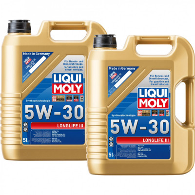 Set 2 Buc Ulei Motor Liqui Moly Longlife III 5W-30 5L 20822 foto