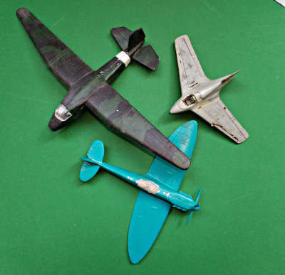 Trei machete avion incomplete defecte reconditionare 1:72 M2202 foto