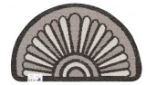 Covoras Intrare Tip Iuta, Model Flex 19163-80, Marime 50 x 80 cm, Maro, Antiderapant, Antialergic, Polipropilena