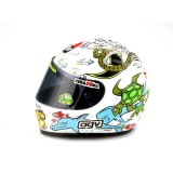 Modele auto și moto model de cască 1:5 Moto GP Valentino Rossi Valencia 2005 - 1:5