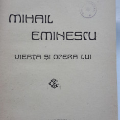 Zaharia, Mihail Eminescu, Bucuresti, 1923