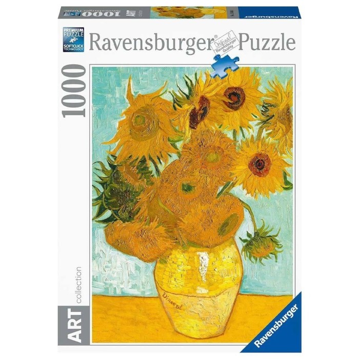 Ravensburger - Puzzle Van Gogh vaza cu flori 1000 piese design nou