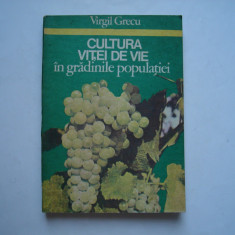 Cultura vitei de vie in gradinile populatiei - Virgil Grecu