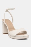 Aldo sandale de piele GRACIOUS culoarea bej, 13966711