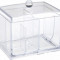 Suport compartimentat pentru organizare cosmetice NAGO Plexiglas 15x11x12.5 cm Transparent