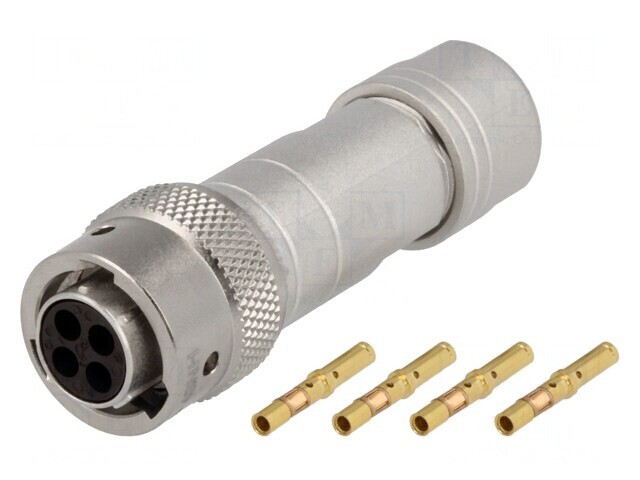 Mufă Circulară Crimpabilă RT360 4-PIN 13A