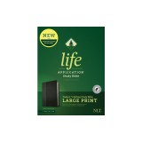 NLT Life Application Study Bible, Third Edition, Large Print (Leatherlike, Black/Onyx, Indexed)