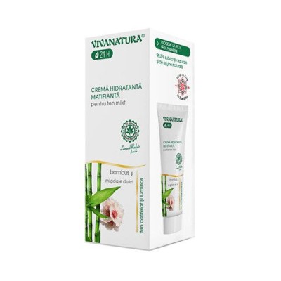 Crema Fata Hidratanta Matifianta Ten Mixt Viva Natura 45ml foto