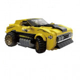 Set cuburi constructie masina de curse Brick Cool Need for Speed 354 piese, galben, Generic