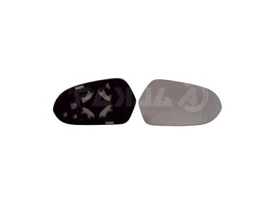 Geam oglinda exterioara cu suport fixare Audi A6 (4g/C7), 01.2011-06.2014, A6 (4g/C7), 06.2014-, Dreapta, incalzita; geam asferic; cromat foto