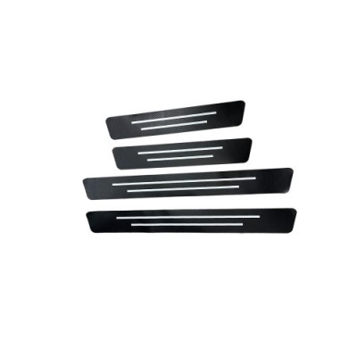 Set abtibild protectie praguri interior culoare carbon Cod: MKT-4PCS Automotive TrustedCars foto
