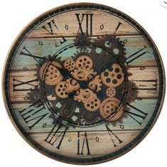 Ceas de Perete Vintage &bdquo;Tech&rdquo; &ndash; Atmosphera Cr&eacute;ateur d&#039;Int&eacute;rieur